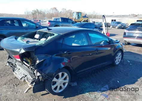 2012 Hyundai Elantra Limited (Ulsan Plant) из США, поврежденный, VIN KMHDH4AE9CU272325